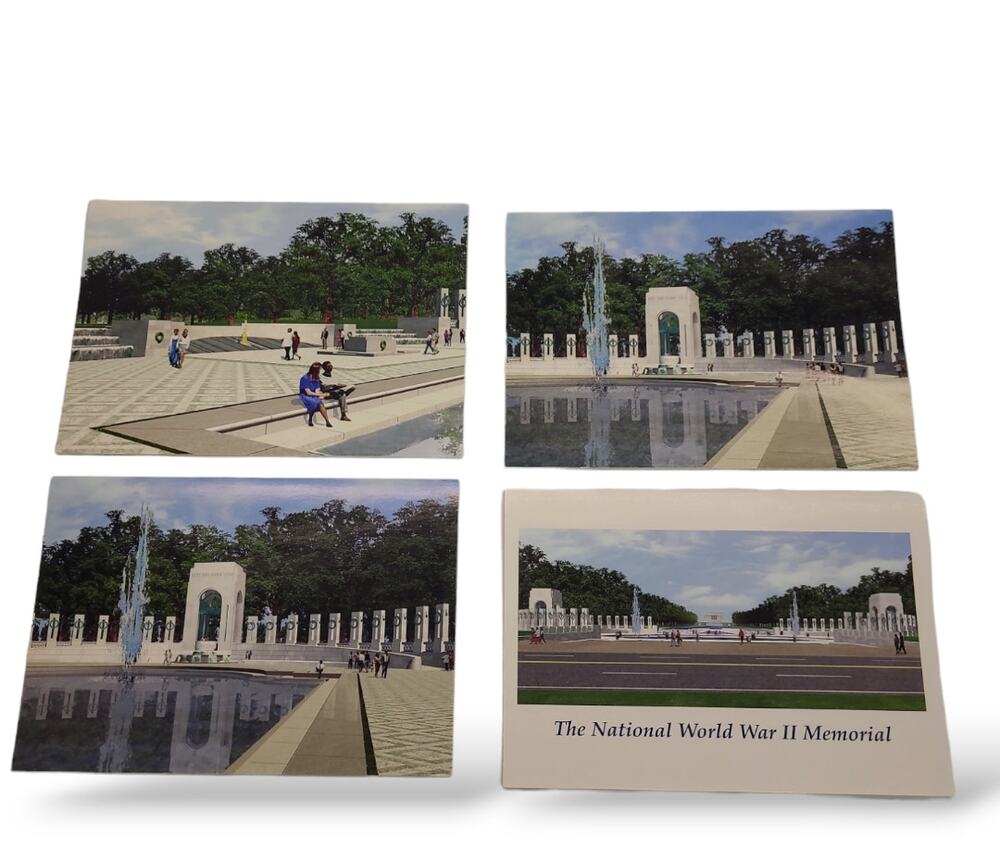 The National World War II Memorial Vintage Notecards - Set of 4